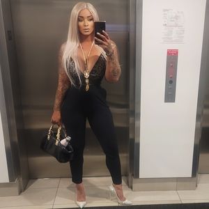 26" platinum Peruvian human lace